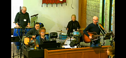 Lindsey Mills & part of the Worship Band - fondly known as 